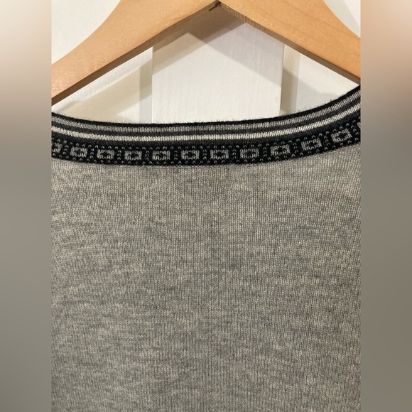 Peck & Peck wool cashmere grey open cardigan sweater size Medium - Picture 5 of 6
